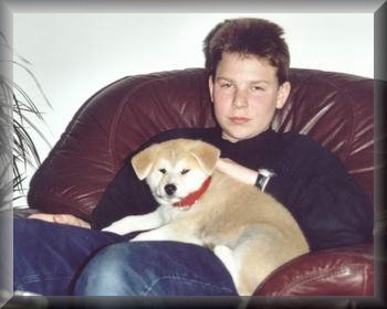 Martin und Welpe